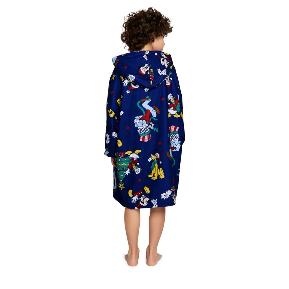 (NEW) Mickey And Friends - Character Kids Oversized Hooded Pullover Robe